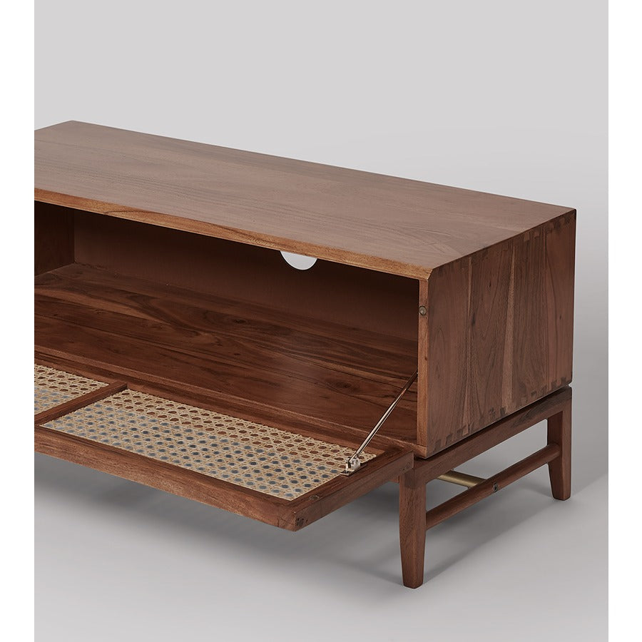Rattan Tv Unit In Brown