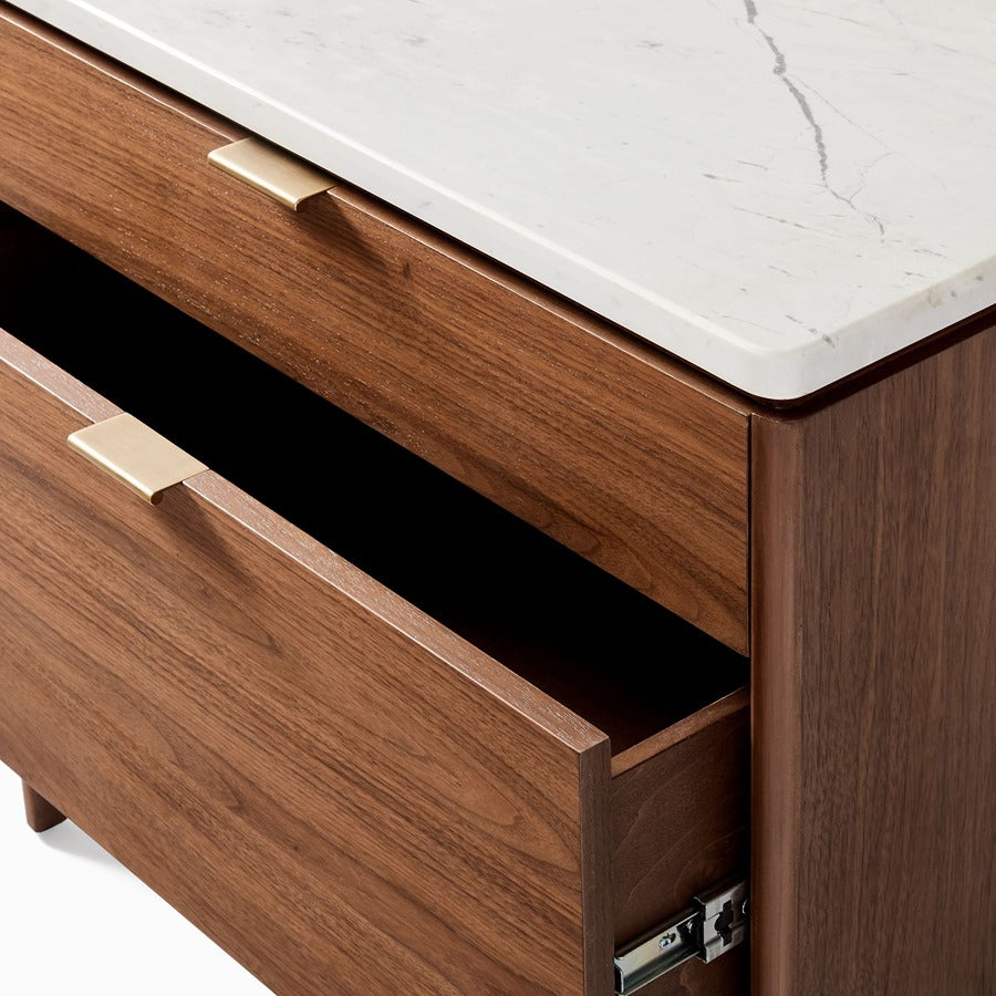 Acacia Wood Nightstand