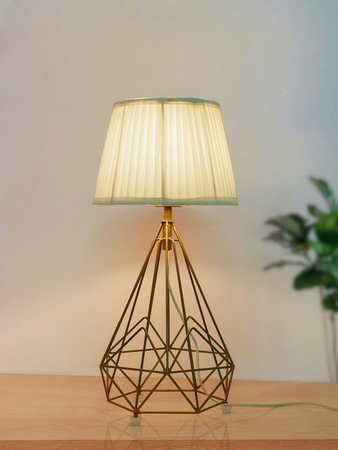 Wire shops Cage Shade Table Lamp