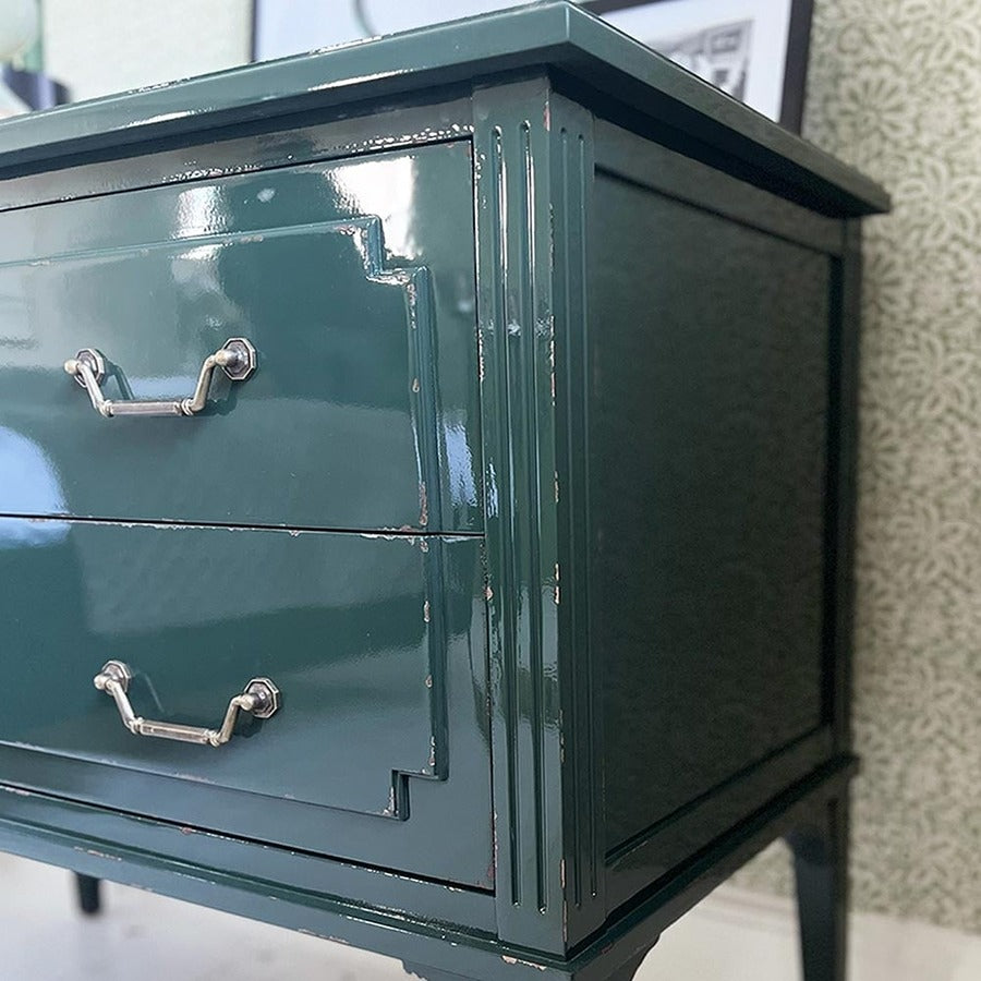 Forest Green Chest of Drawers