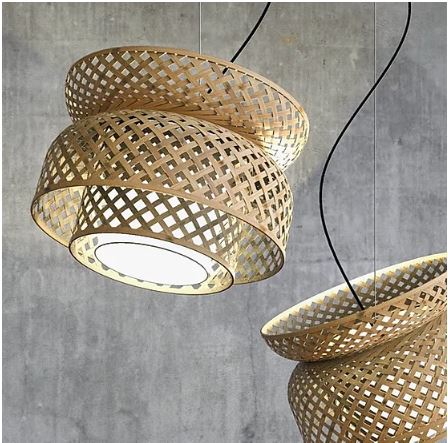Lotus Pendant Lamp side angle view