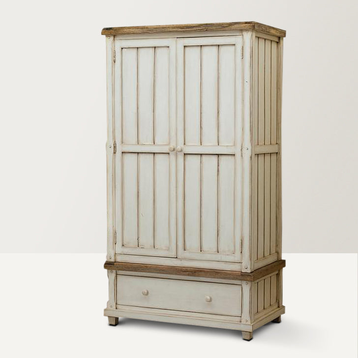 handcrafted solid wood wardrobe