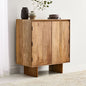 natural finish bar cabinet