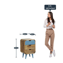 Load image into Gallery viewer, bed side table comparison with human