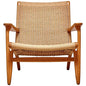 The kashth Wooden and Rope Chair Living Room Chair Balcony Chair Garden Chair