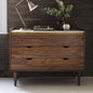 The kashth Side Board Cabinet Chest of Drawers for Living Room/Bed Room (Mango Wood 3 Drawers)