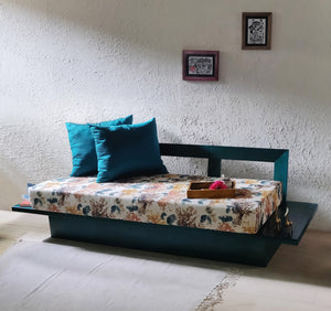 Handcrafted by our exceptional craftsmanship with artistry techniques, Blue Lagoon Divan is customized with seasoned kiln-dried solid wood and cushioned with branded medium density foam giving softness to your seat. 