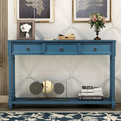 Modern Console Table with Storage Drawers