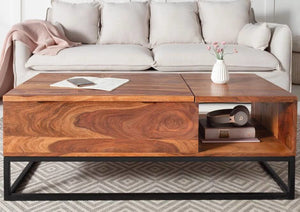 Convertible Coffee table side view