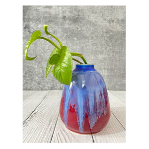 Sparkling Ruby - Ceramic Vase