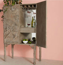 Load image into Gallery viewer, Nature Inspired Wooden Bar Cabinet