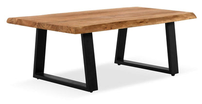 The kashth Happy Coffee Table | Live-Edge | Dinning Room Furniture | Custom Available