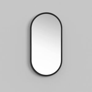 Mira Oval Mirror (Large) - The Black Edit