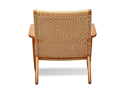 The kashth Wooden and Rope Chair Living Room Chair Balcony Chair Garden Chair