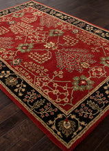 Load image into Gallery viewer, Mythos - Red/Ebony Hand Tufted Rug