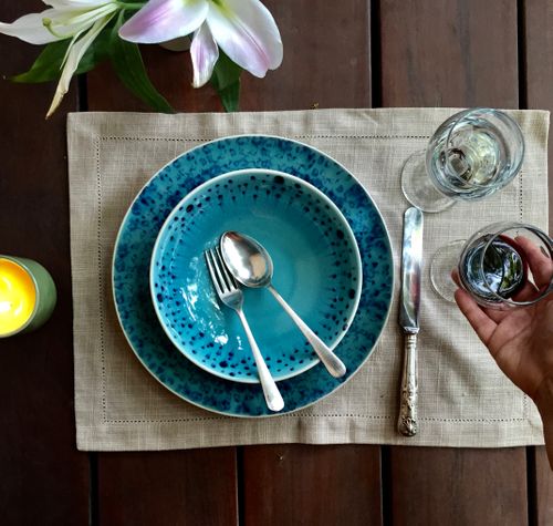 Aqua Dinner ensemble | Ocean collection