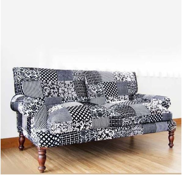 Black Sparrow sofa 2 Seater