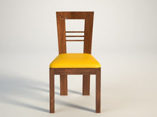 Load image into Gallery viewer, Handcrafted solid wood chair front view