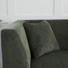 Load image into Gallery viewer, Khaki Corduroy 3 Seater Sofa