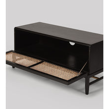 Load image into Gallery viewer, Rattan Tv Unit in Black