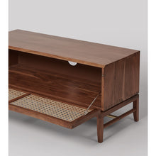 Load image into Gallery viewer, Rattan Tv Unit In Brown