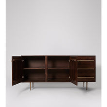 Load image into Gallery viewer, Acacia Wood &amp; Brass sideboard