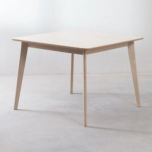 Square Dining Table Natural Finish