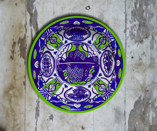 Hand Painted Dutch inspired Wall Plate-045(B)