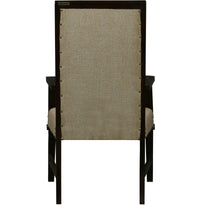 Load image into Gallery viewer, Castleford High Back Arm Chair in Passion Mahogany Finish back view