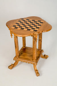 Hand Crafted Chess Table in Teak Wood