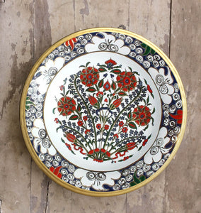 Exquisitely hand painted 'Balkan 03' Wall Plate