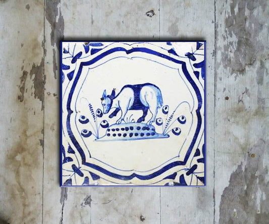 Hand painted DUTCH TILE-008