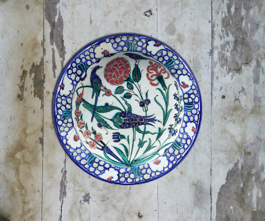 Handpainted Turkish Wall Plate - 081