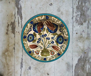 Handpainted Turkish Wall Plate - 087