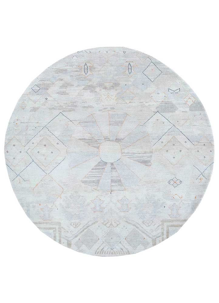Bhraman - Snow White/Snow White Hand Knotted Rug