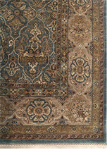 Load image into Gallery viewer, Gulnar - Teal Blue/Gray Brown Hand Knotted Rug