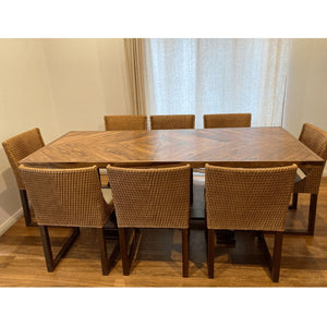 8 chairs and dining table