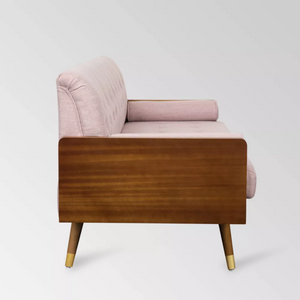 Pink Mid Century Modern Sofa