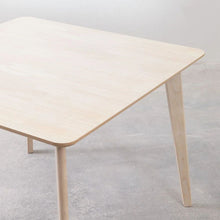 Load image into Gallery viewer, Square Dining Table Natural Finish