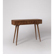 Load image into Gallery viewer, Geometric Acacia Console Table