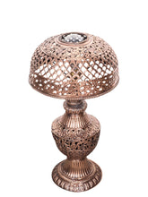 Load image into Gallery viewer, Jodhpur Hand Tooled Copper Table Lamp without background