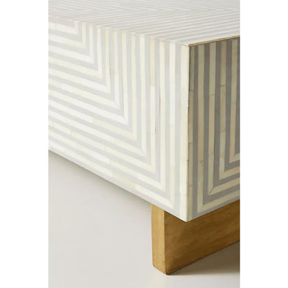 Bone Inlay Petite Coffee Table