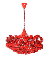 Load image into Gallery viewer, Whimsical Red Bouquet Pendant Light