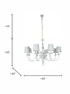 Curated chandelier dimensions