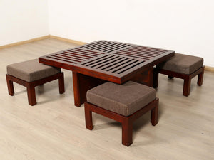 Kivaha Strip 4 Seater Coffee Table Set