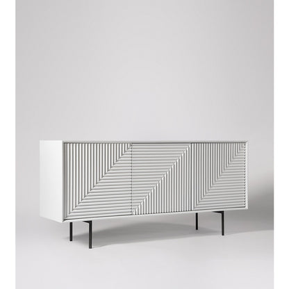 Charcoal White Sideboard