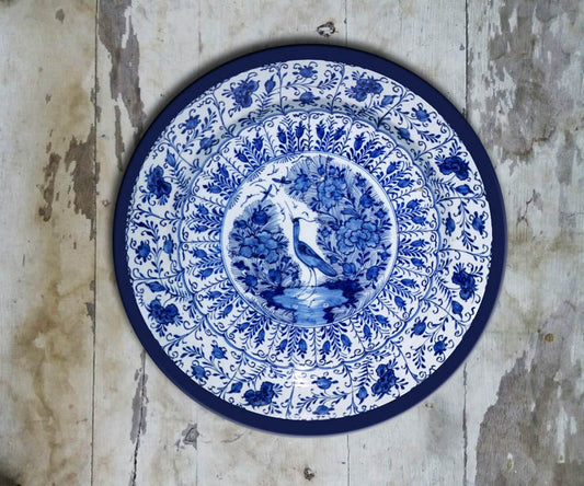 Hand Painted Dutch Wall Plate-053