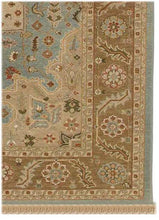 Load image into Gallery viewer, Savana - Stone Blue/Gold Brown Hand Knotted Rug