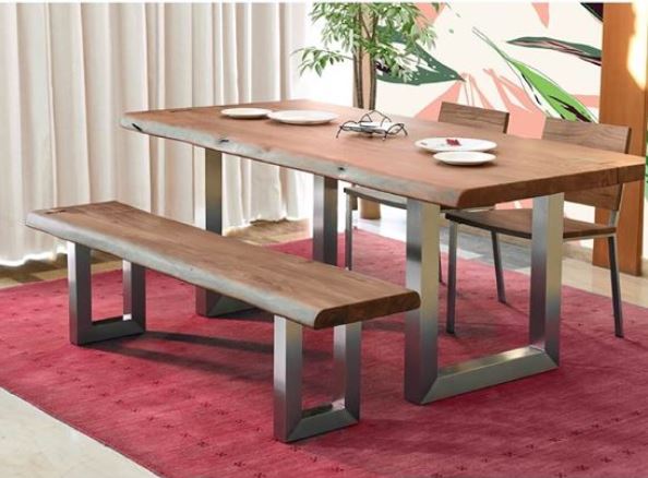 Acacia Wood Dining Set