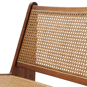 Low Cane Lounge Chair